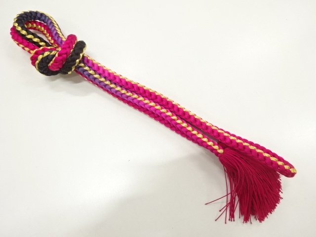 JAPANESE HAND-TIED OBIJIME CORD / SILK